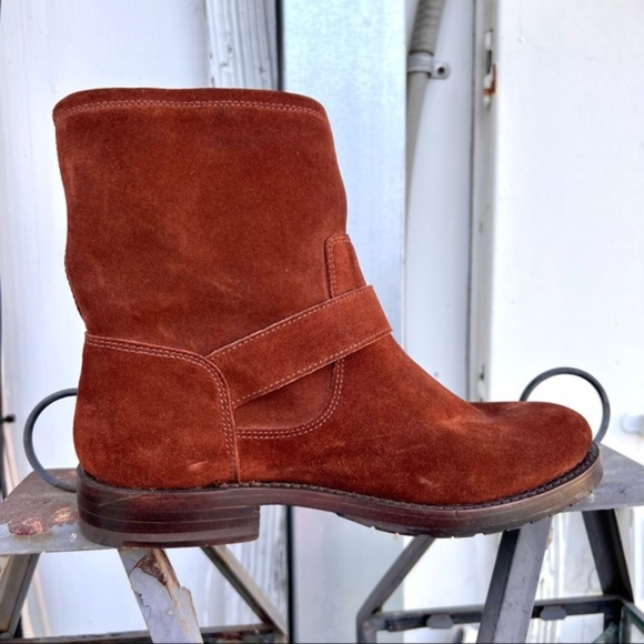 Frye Natalie Engineer Short Boots 6 - Picture 2 of 11